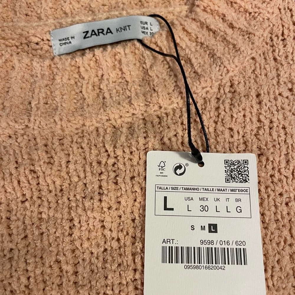 New! Zara women’s crop sweater - Picture 2 of 5